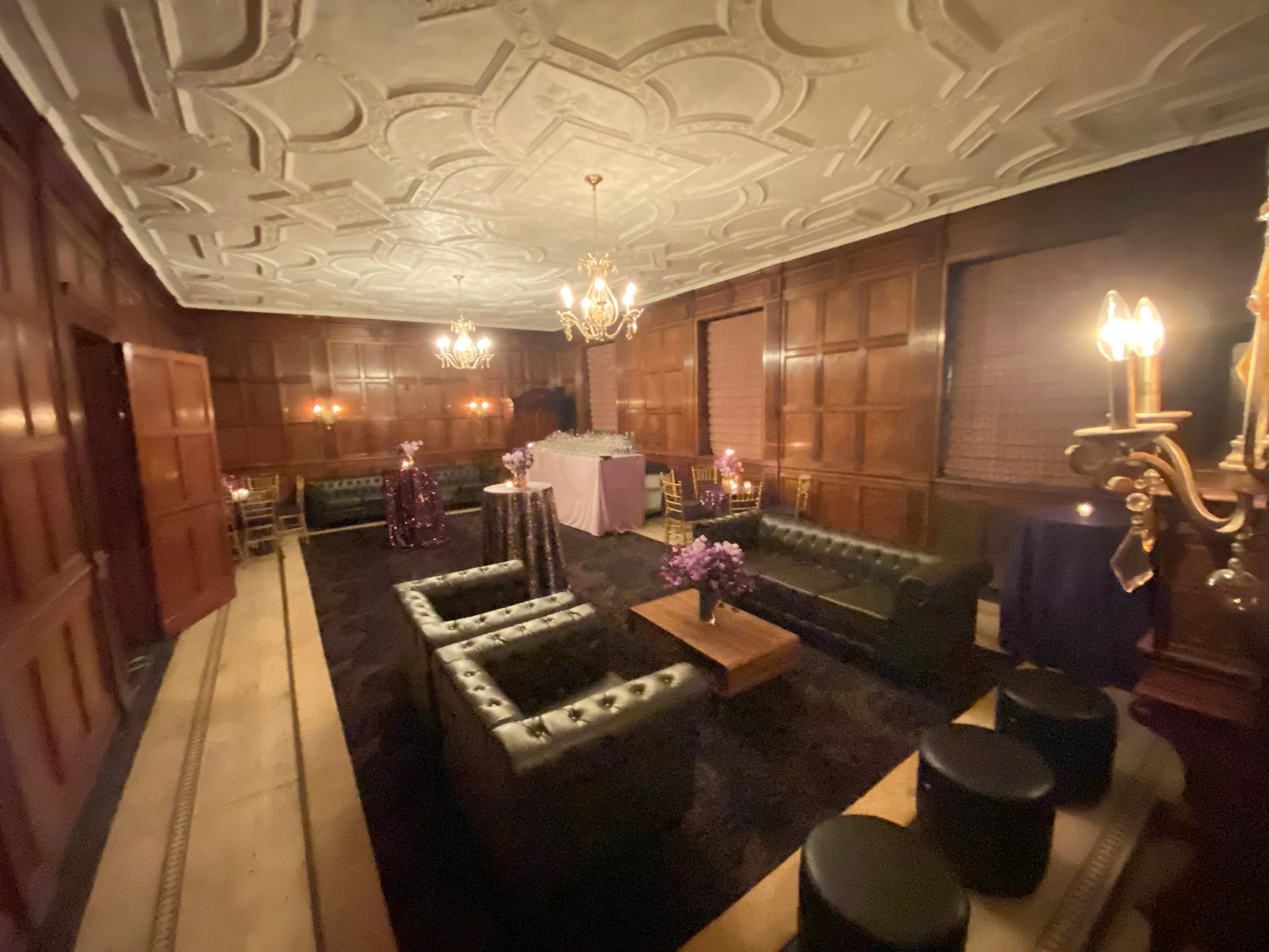 Oak Room with historic oak paneling